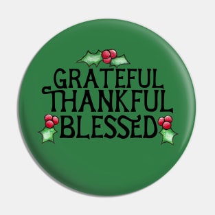 Grateful thankful blessed Pin