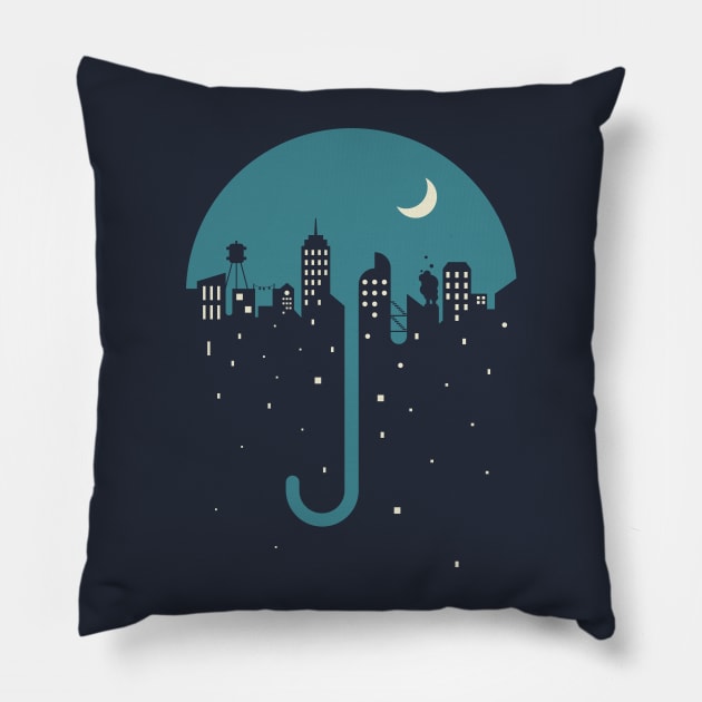 Pluviophile Pillow by Benlo