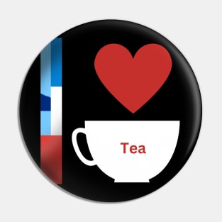 I Love Tea Pin