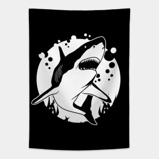 Swimming Shark Tapestry