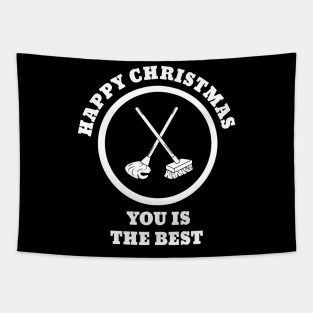 Happy Cleaners christmas Tapestry