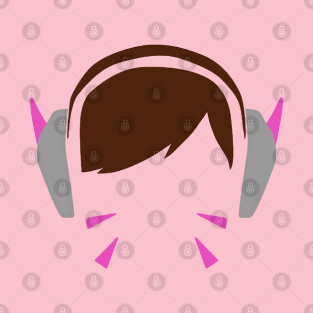 Dva Headphones Outline by Blonya