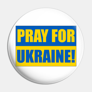 Pray For Ukraine 1 Pin