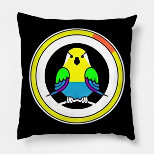 cute budgie parakeet | Pillow