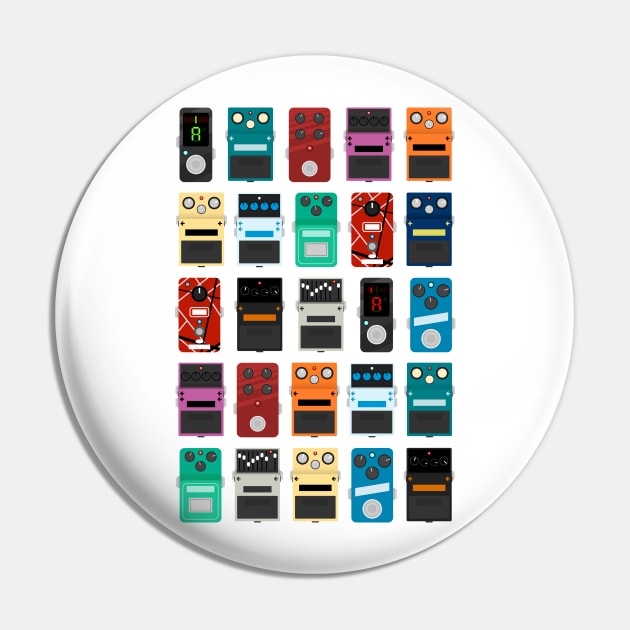 Pedal Board Pin by d13design