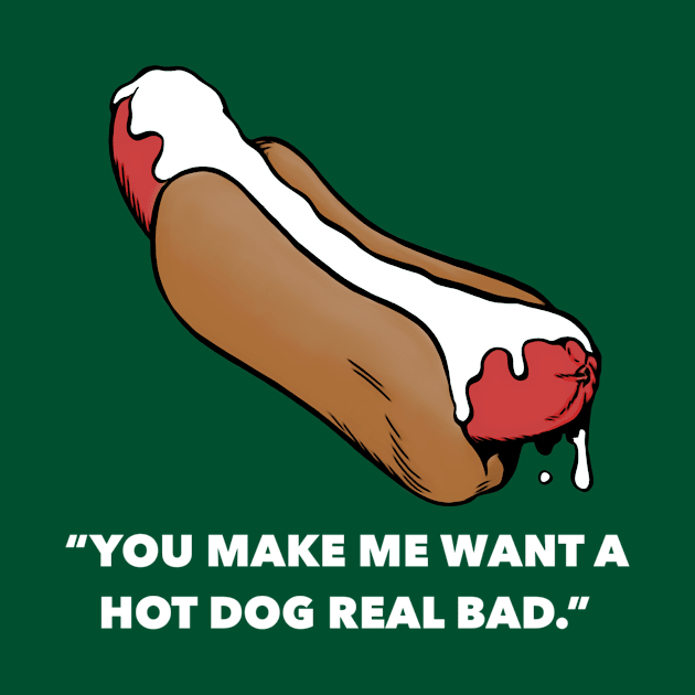 Hot Dog Lover (White Condiment) by JasonLloyd