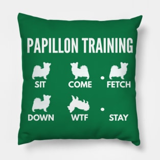 Papillon Training Papillon Dog Tricks Pillow