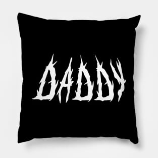 Daddy Heavy Metal Pillow