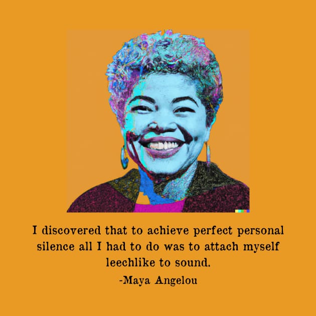 Maya Angelou Silence Quote - Famous Writer Quotes by WrittersQuotes