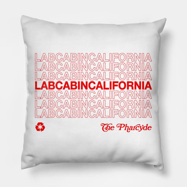 The Pharcyde / Labcabincalifornia / 90s Hip Hop Design Pillow by DankFutura