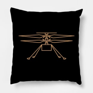 NASA Ingenuity Helicopter by © Buck Tee Originals Pillow