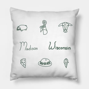 Madison Summer Sketches Pillow