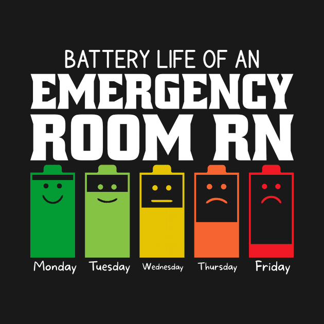 Battery Life Of An Emergency Room Rn by Stay Weird