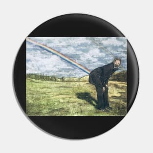 Shooting Rainbows Kinda Day Pin