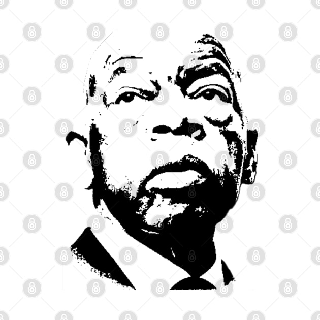 John Lewis pop art portrait by phatvo