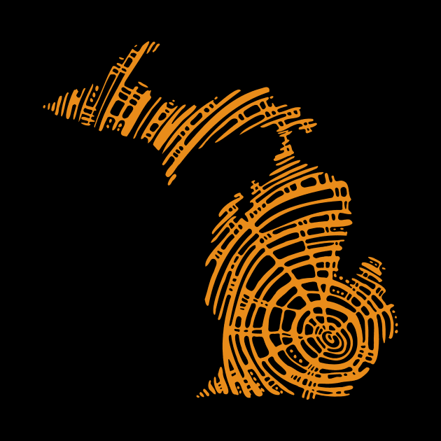 Michigan Roots Tree Rings by flintogarim