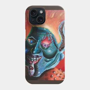 Weird Fiery Face Phone Case