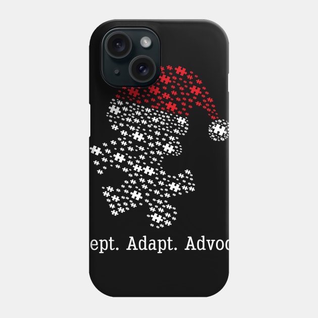 Accept Adapt Advocate T-Shirt Gift For Christmas Phone Case by TeeAnimals