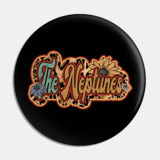 Personalized Flowers Neptunes Proud Name Vintage Beautiful Pin