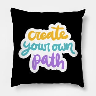 Create Your Own Path Pillow