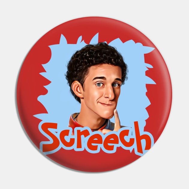 Saved by the Bell - Screech Pin by Zbornak Designs