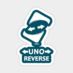 uno revers, uno out, card games Magnet