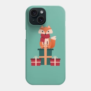 Merry Christmas Fox Phone Case