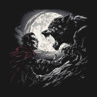 vampire vs wolf T-Shirt