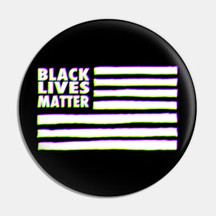 Black Lives Matter Flag RGB Pin