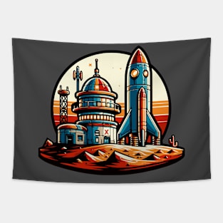 Mars Base Tapestry