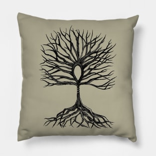 Ankh Tree of Life Pillow