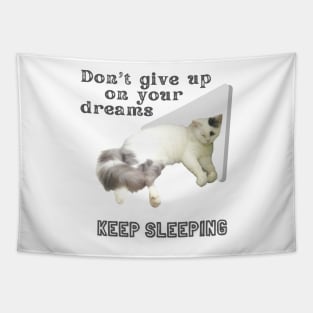 Don't give up on your dreams. Keep sleeping Tapestry