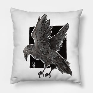 Dark Birdie Pillow