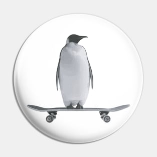 Penguin Skateboard Pin