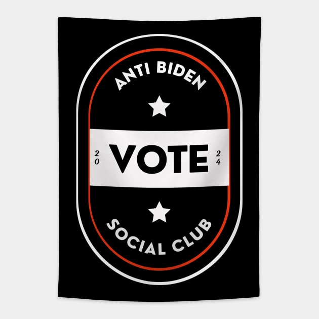 Anti Biden Social Club Tapestry by GMAT