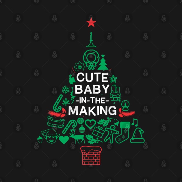 Cute Baby In The Making - Christmas Gift by Vector-Artist