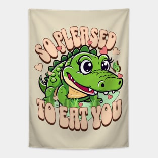 Crocodile cute Tapestry