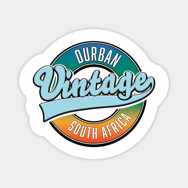 Durban south africa vintage logo South African Durban