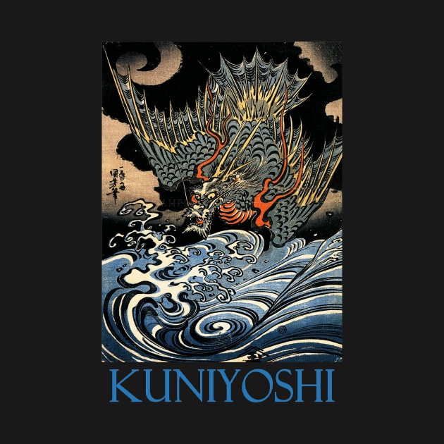 Dragon by Utagawa Kuniyoshi by Naves