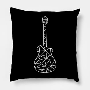 Geometric Line Acoustic Guitar Pillow