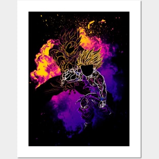 Goku Super Saiyan 2 Art Print