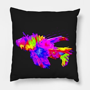 Abstract Lion Fish Pillow