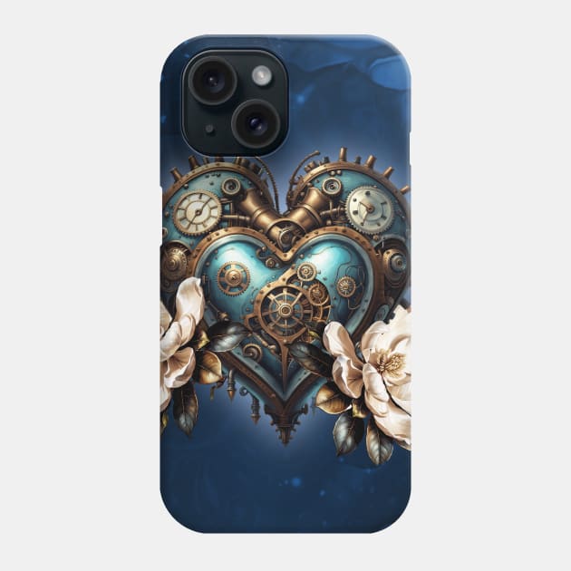 Wonderful steampunk heart Phone Case by Nicky2342