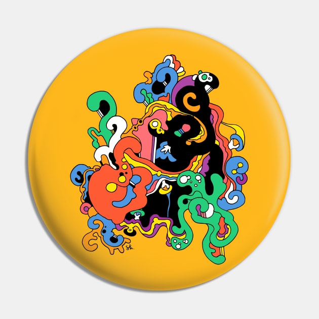 Swirly Junction Pin by ShelbyWorks