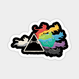 Rainbow Cat Magnet