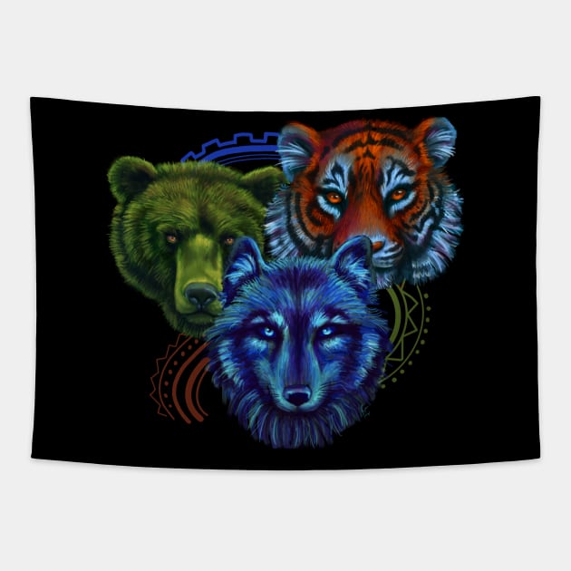 Wild Combo Tapestry by Perezart99