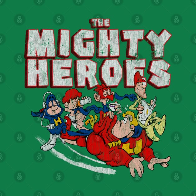 Distressed Mighty Heroes by OniSide