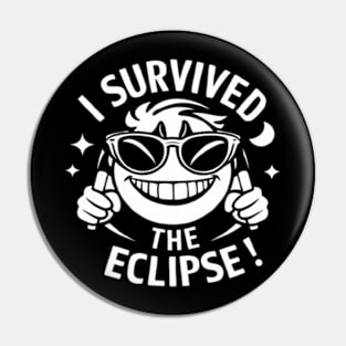 I Survived The Eclipse Funny Eclipse 2024 shirt -Eclipse Tee Pin