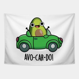 Avo-car-do Funny Avocado Puns Tapestry