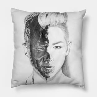 RM Rap Monster pencil drawing Pillow